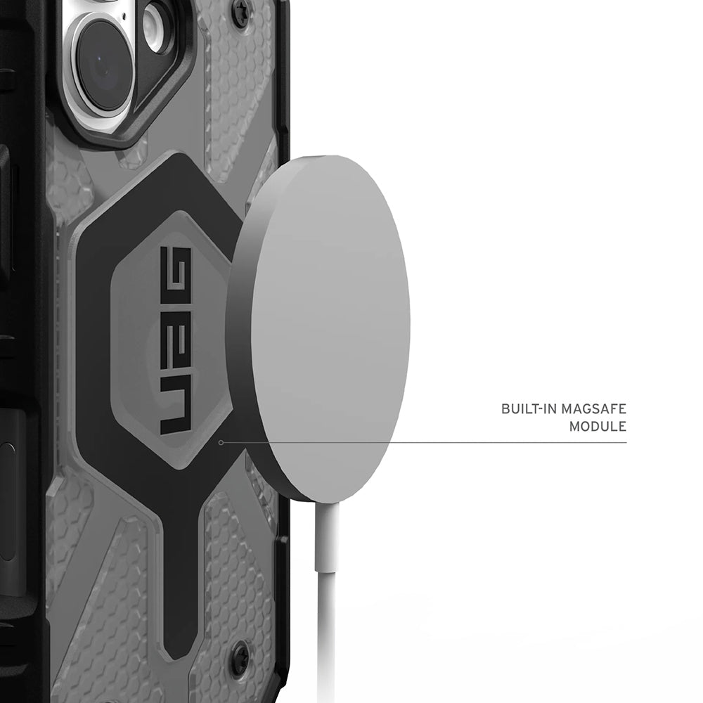 UAG - Pathfinder Clear MagSafe - iPhone 17 - Ash / Black