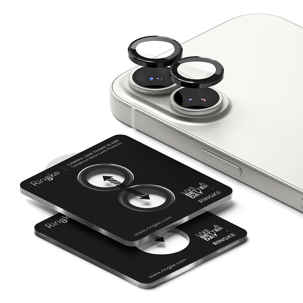 Ringke - Camera Lens Frame Glass - iPhone 17 - Black