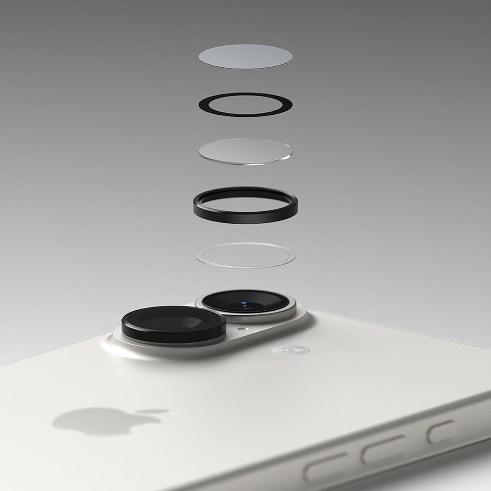 Ringke - Camera Lens Frame Glass - iPhone 17 - Black