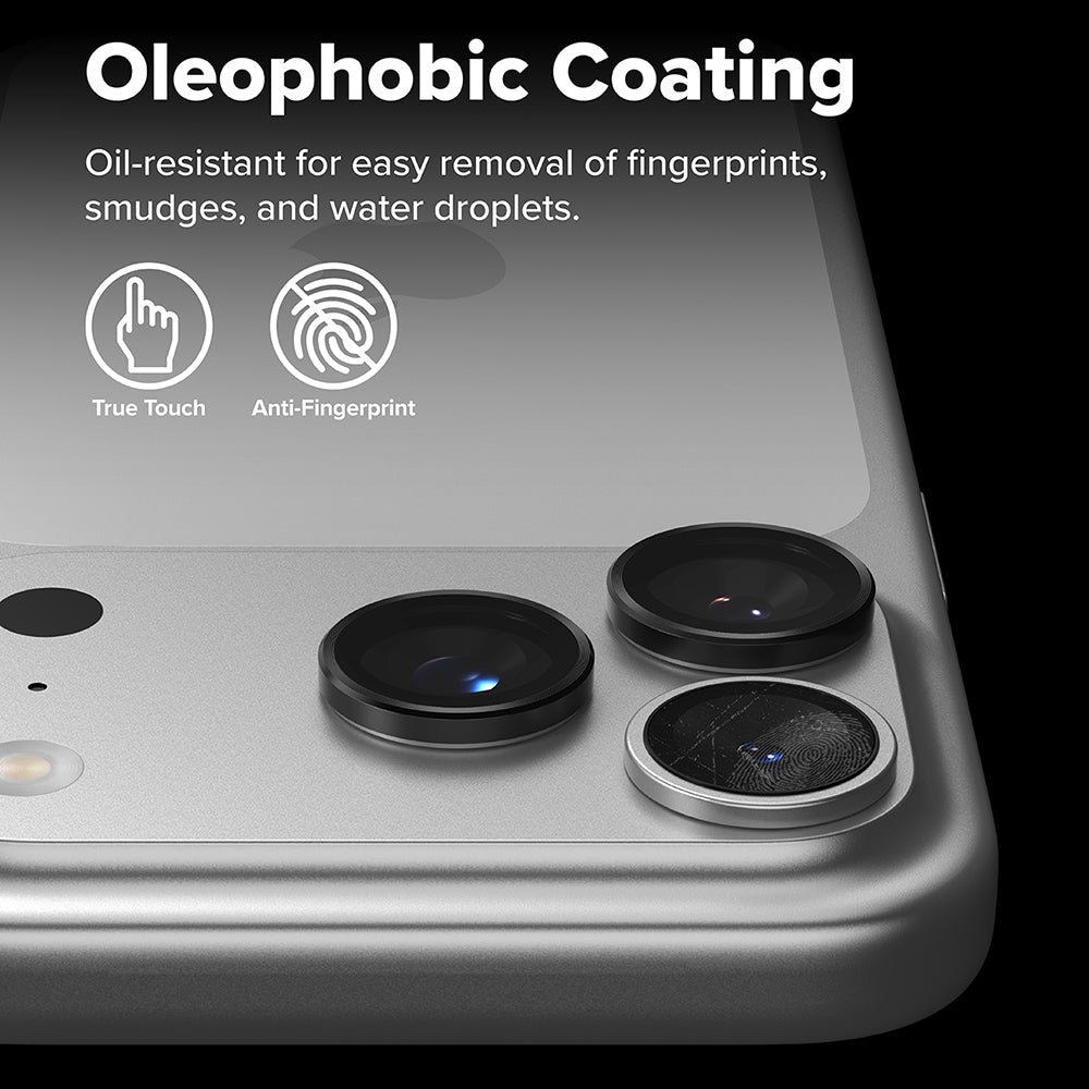 Ringke - Camera Lens Frame Glass - iPhone 17 Pro / iPhone 17 Pro Max - Black