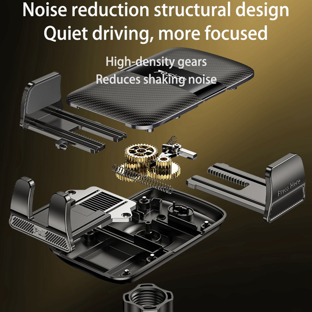 Yesido - Car Holder 4in1 (C274) - Cup Storage, Phone Mount and Sundries Storage, 720° Adjustable Angle, 4.7-7.2" - Black