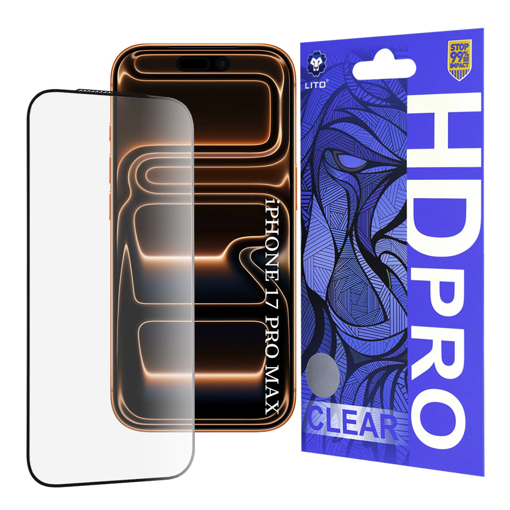 Lito - HD Pro Clear - iPhone 17 Pro Max - Black