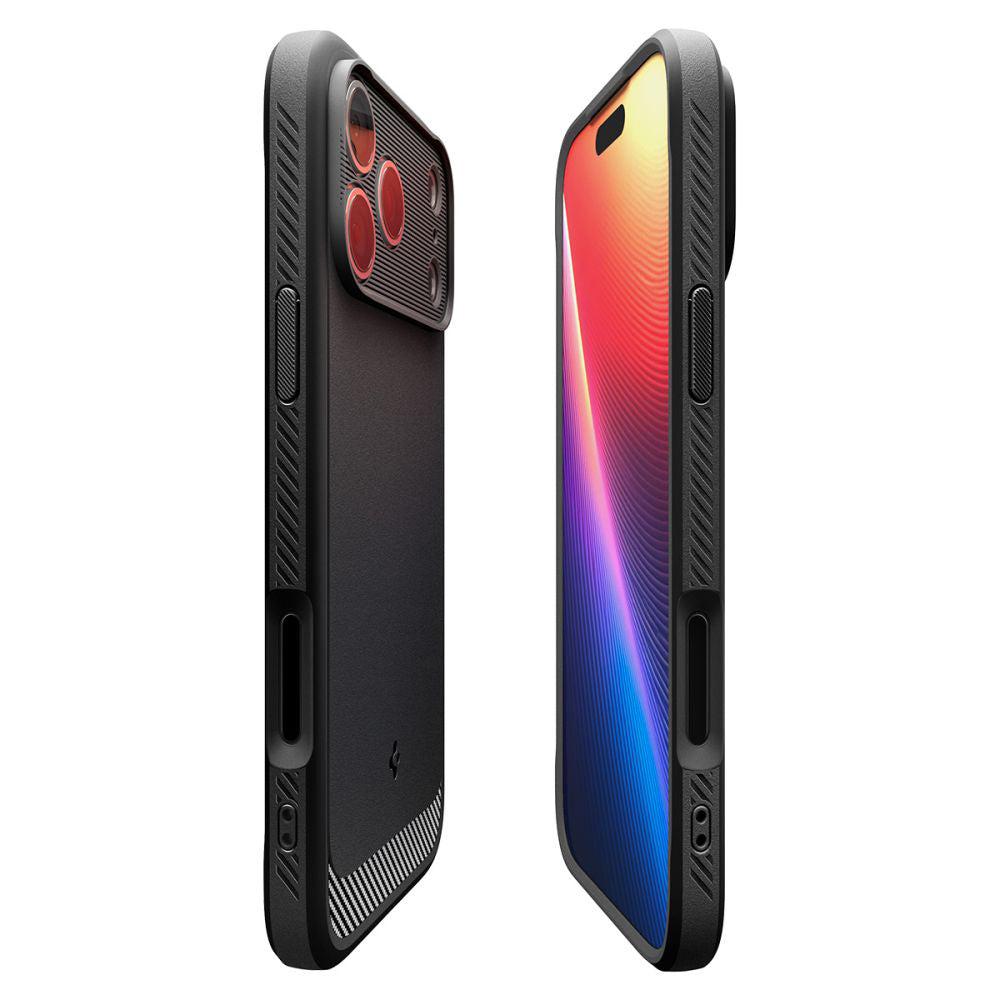 Θήκη Spigen Rugged Armor MagSafe - iPhone 17 Pro - Ματ Μαύρο