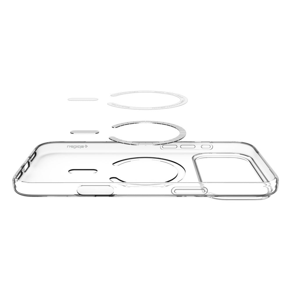 Spigen Ultra Hybrid Crystal Mag Magsafe iPhone 17 Pro Clear/White