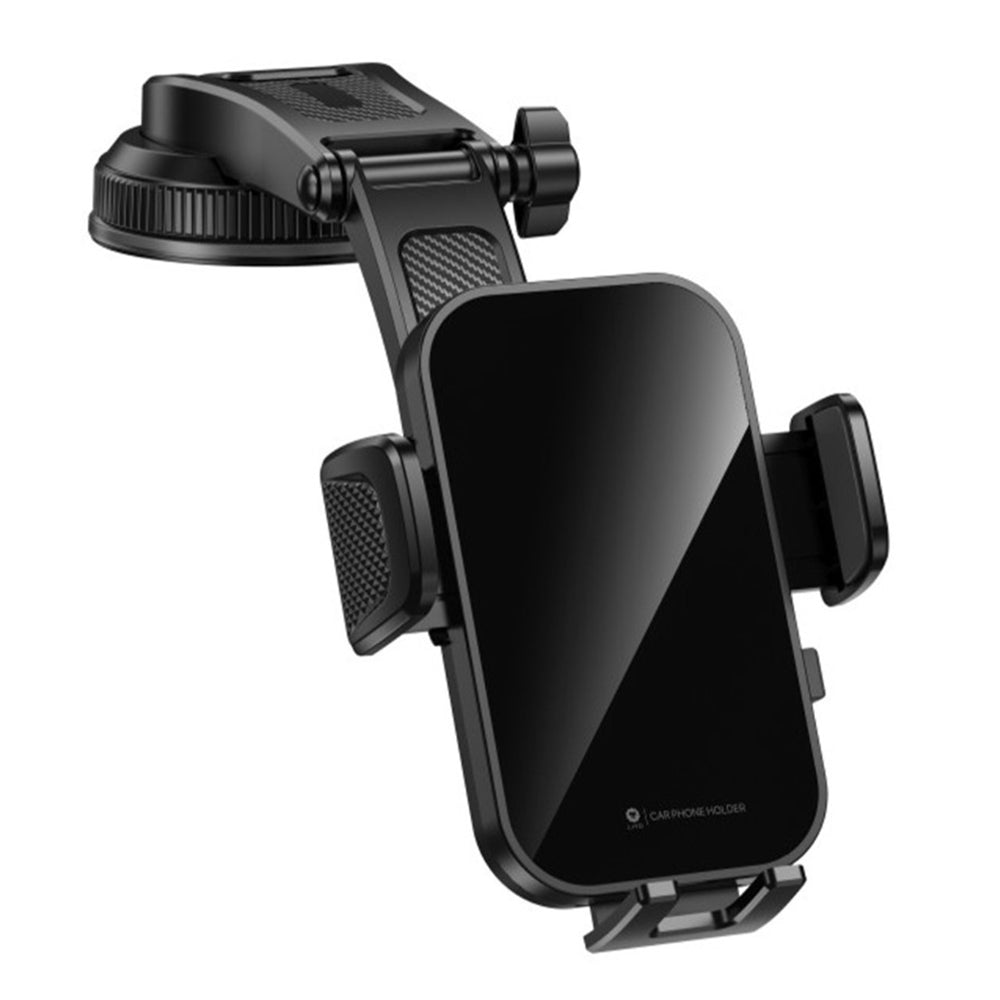 Lito - Car Holder (LT-W11) - for Dashboard/Windshield, Magnetic, One-Click Locking, 360Â°, Low-Profile Design - Black