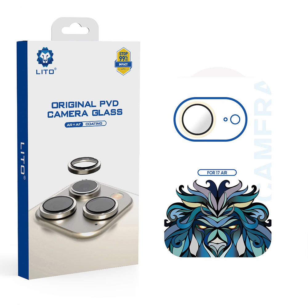 Lito - Titanium AR Camera Glass - iPhone 17 Air - Light Gold