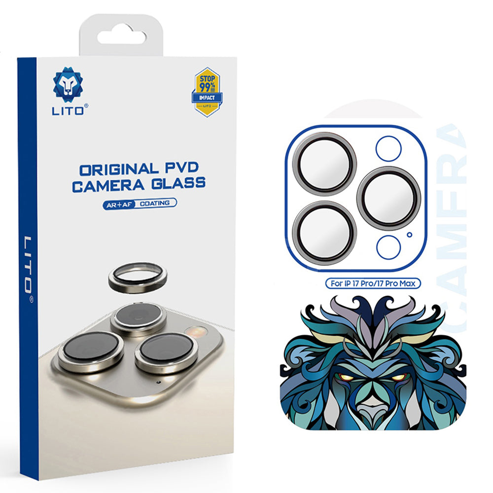 Lito - Titanium AR Camera Glass - iPhone 17 Pro / iPhone 17 Pro Max - Gray