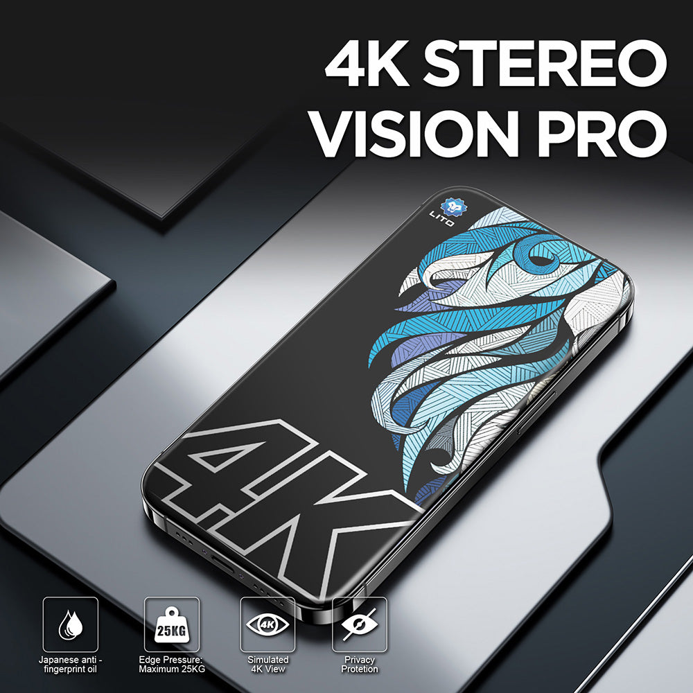 Lito - D+ Max 4K Privacy - iPhone 17 / iPhone 16 Pro - Black