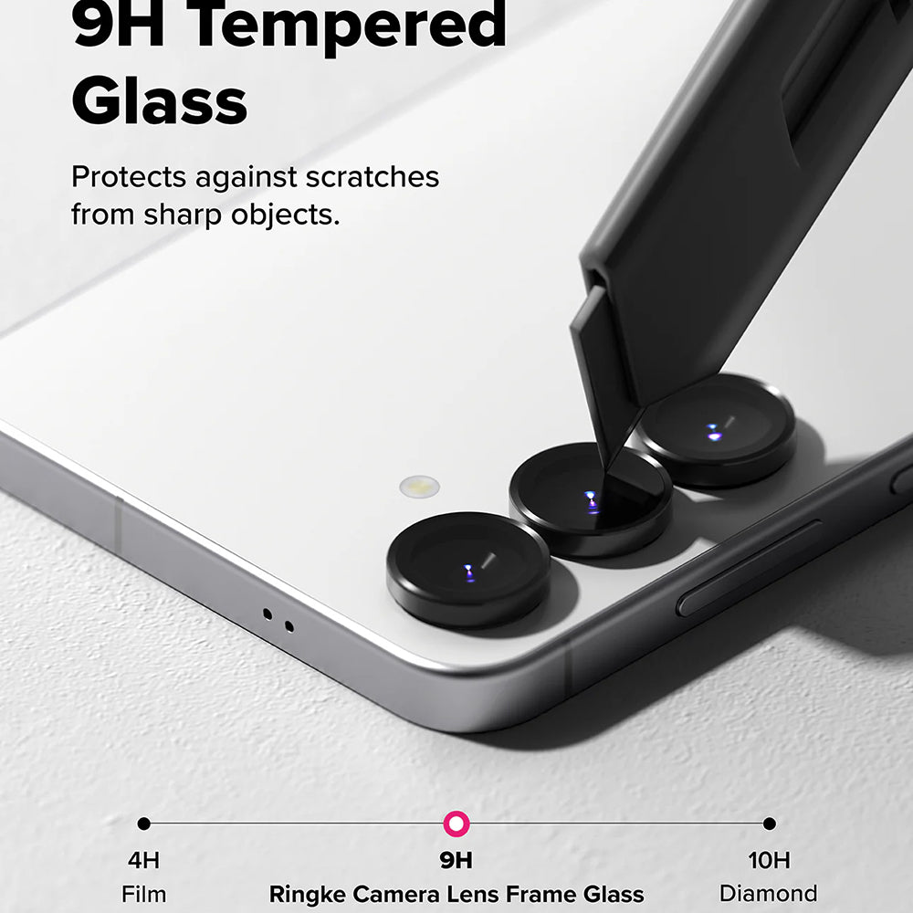 Ringke - Camera Lens Frame Glass (2 pack) - Galaxy S25 FE - Black