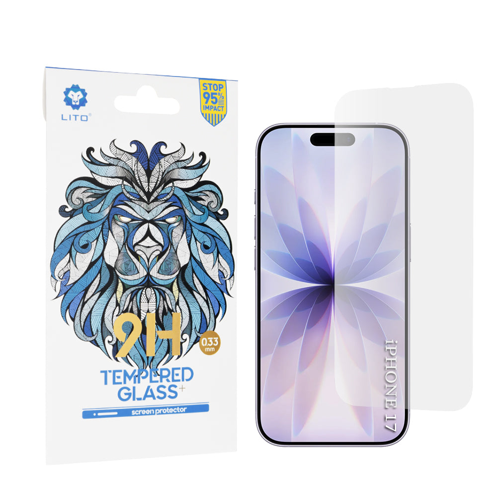 Lito - 2.5D Classic Glass - iPhone 17 / iPhone 17 Pro / iPhone 16 Pro - Clear