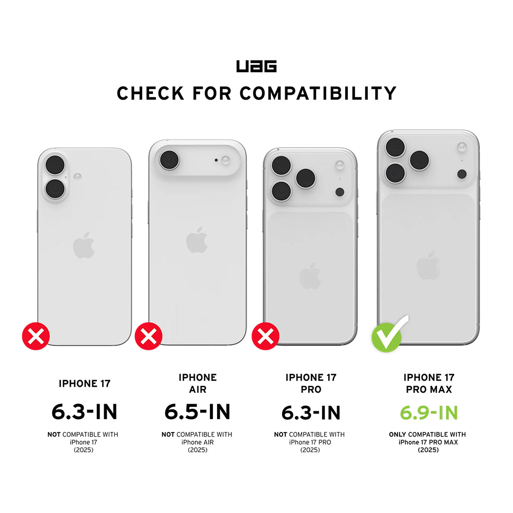 UAG - Glass Shield - iPhone 17 Pro Max - Clear