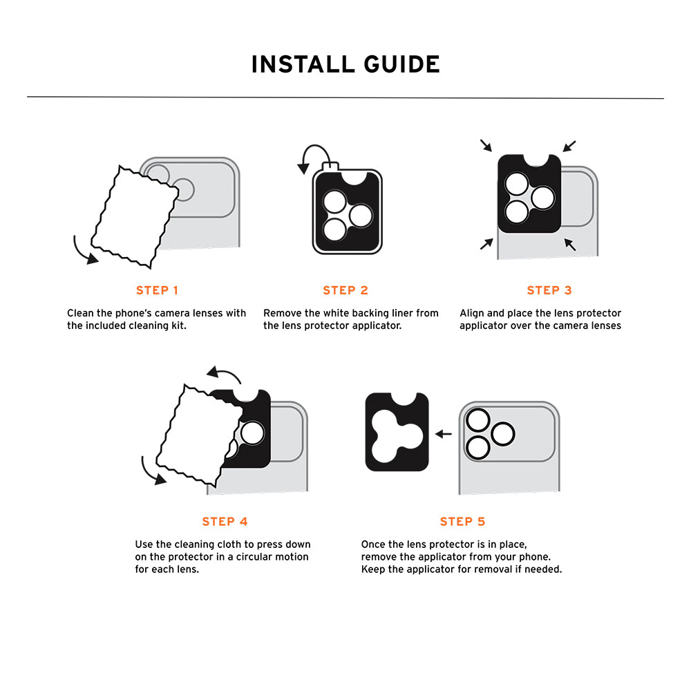 UAG - Lens Shield - iPhone 17 Pro / iPhone 17 Pro Max - Titanium