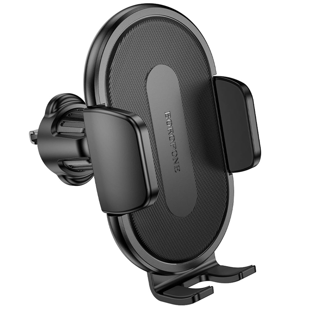 Borofone - Car Holder Rio (BH133) - for Air Vent, 360° Adjust, ABS Silicone, 4.5–7" - Black