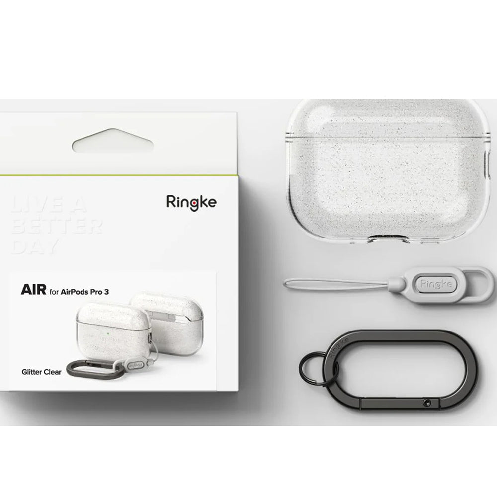 Ringke - Protection Case Air Series - for AirPods Pro 3 - Glitter Clear