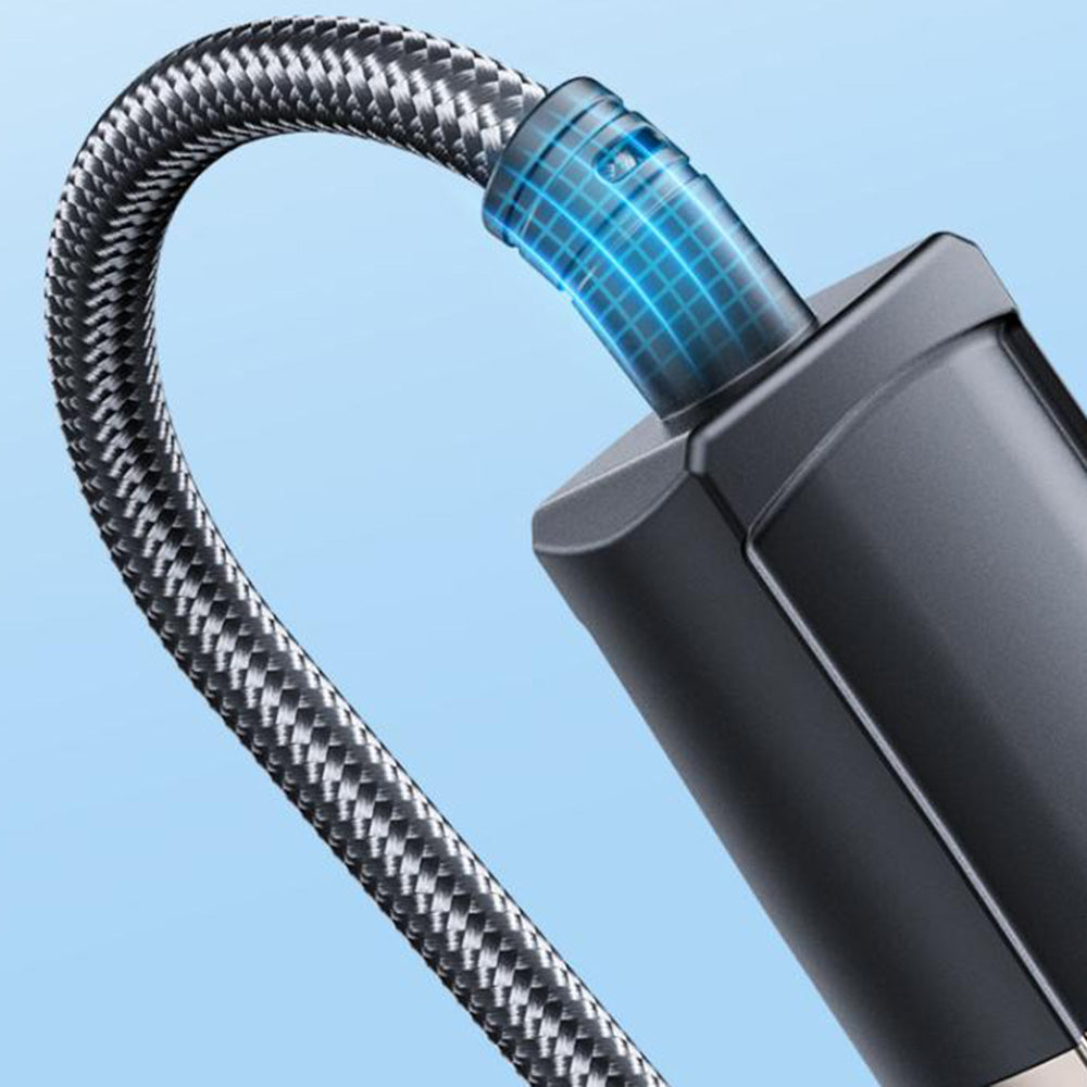 Yesido - Extension Adapter (GS26) - USB 2.0, with 1.5m Cable, Braided, High-Speed Transmission - Grey