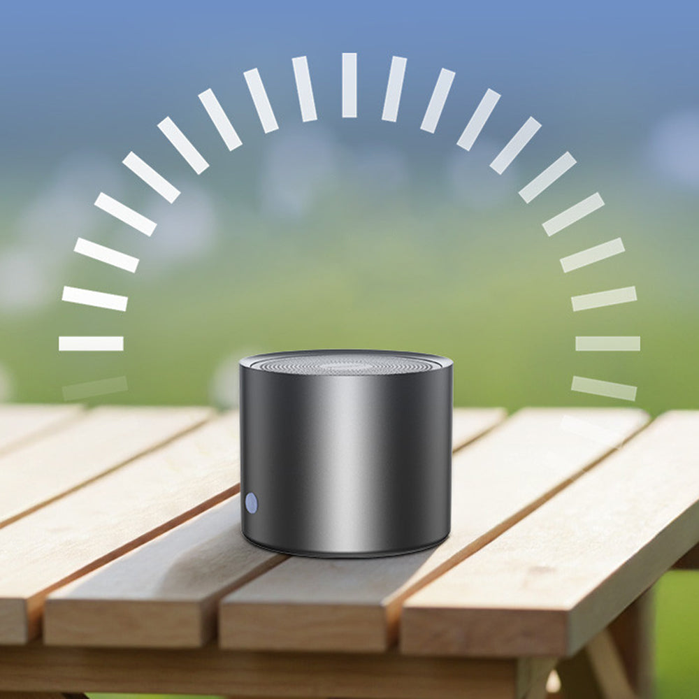 Yesido - Wireless Speaker (YSW30) - Bluetooth 5.0, Bass Diaphragm, Ultra Mini Size, IPX5 Waterproof, Type-C, 700mAh - Black