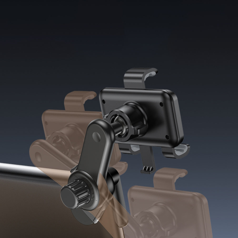 Yesido - Car Holder (C250) - For Computer Screen Corner, 360°, Snap-on Press Clip, Non-Slip, 4.7 - 6.8inch Phone - Black