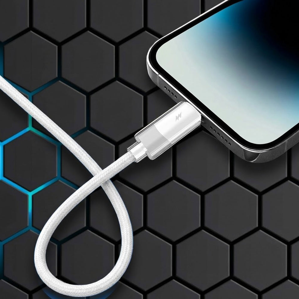 Lito - Data Cable Liquid Silicone (LD07) - USB to Type-C, Fast Charging, Anti-freeze, Anti-fire - White