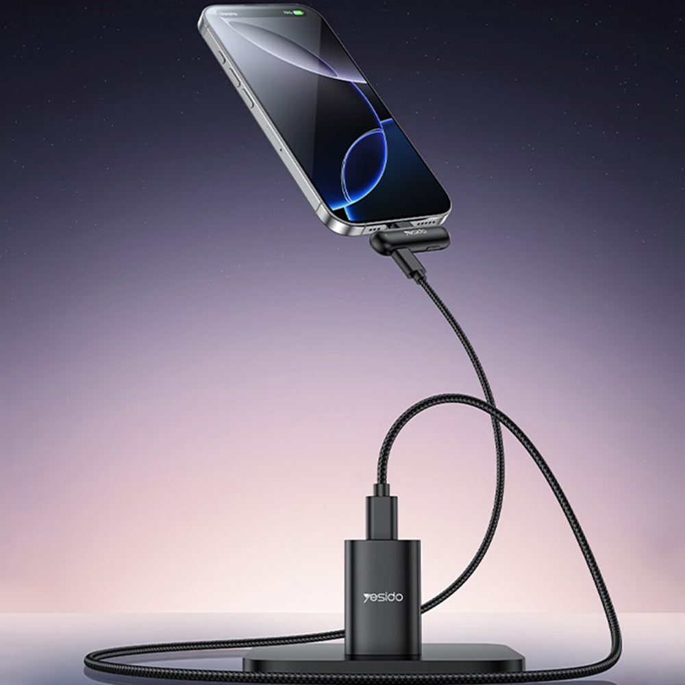 Yesido - (2 pack) Wireless Lavalier Microphones (KR21) - 3in1 Receiver, Type-C, AI Noise Reduction, 98dB SNR, 2.4GHz - Black