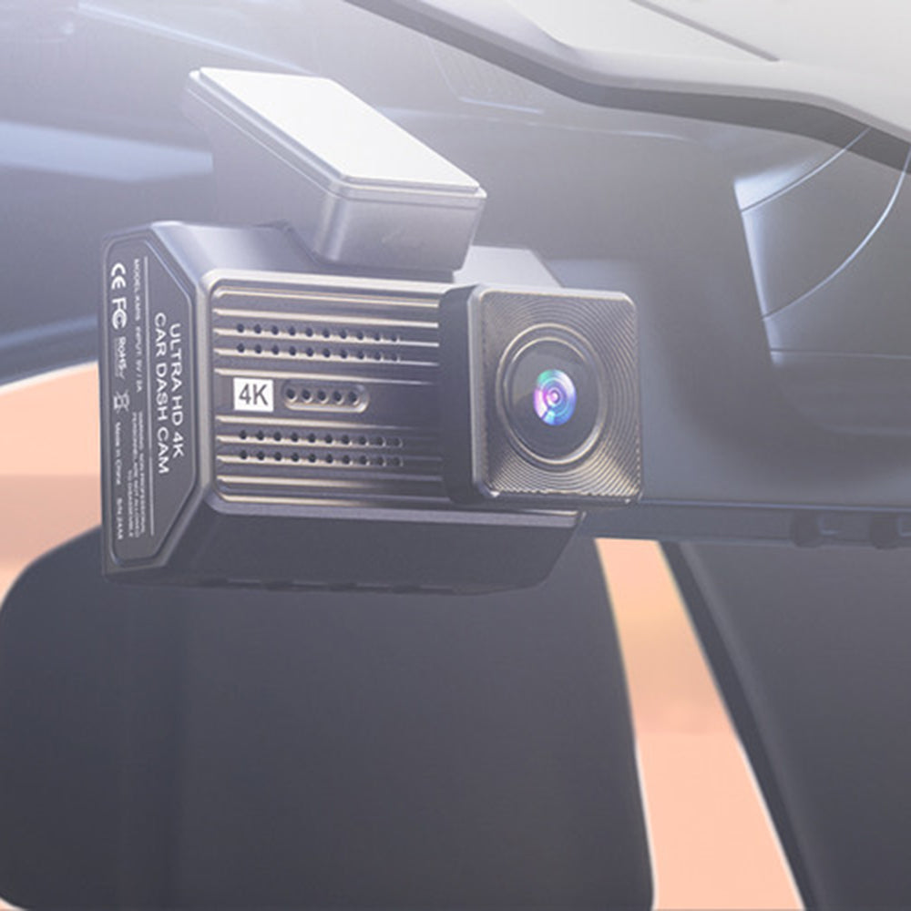 Yesido - Dual Dash Camera (KM15) - 2" IPS Display Screen, Front + Rear Dual Recording, G-Sensor, Up to 256GB Storage - Black