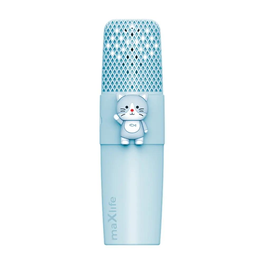 Maxlife Animal Ασύρματο Μικρόφωνο Karaoke για παιδιά με ηχείο (MXBM-500) (Μπλε) – PhoneBazaar