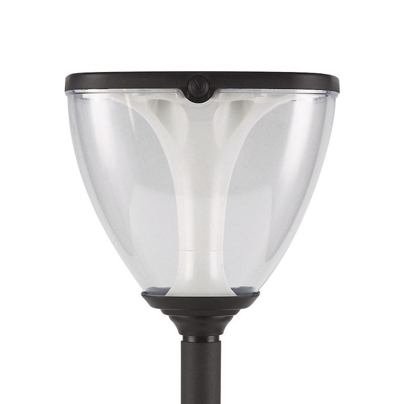 Forever Light Solar LED Lamp SUNARI FLS-98 MODERN Post 3000K+6000K 2200mAh - Φωτιστικό LED Εξωτερικού Χώρου σε Μαύρο χρώμα