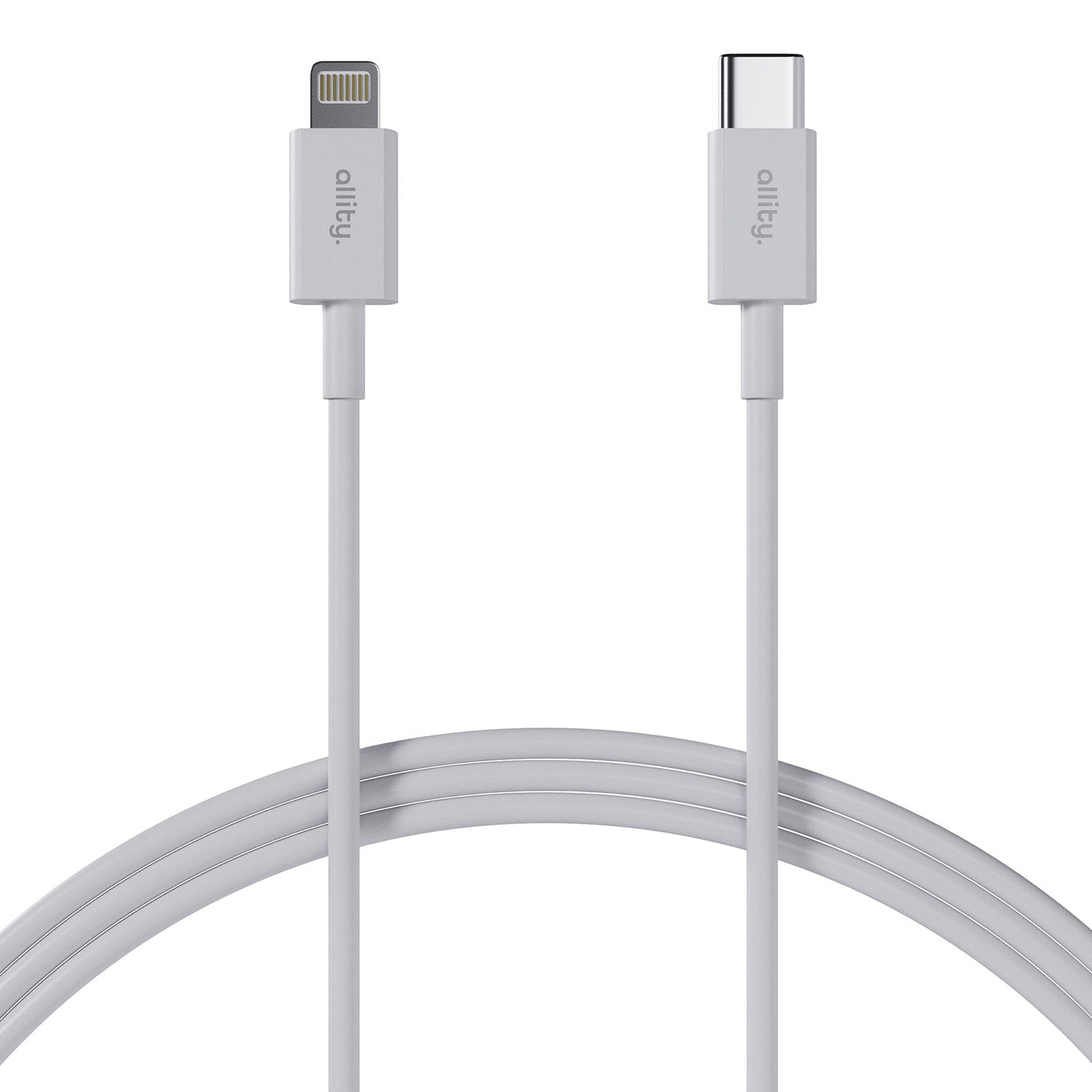 Καλώδιο Allity AUC-03 USB-C - lightning 2,0 m 27W λευκό