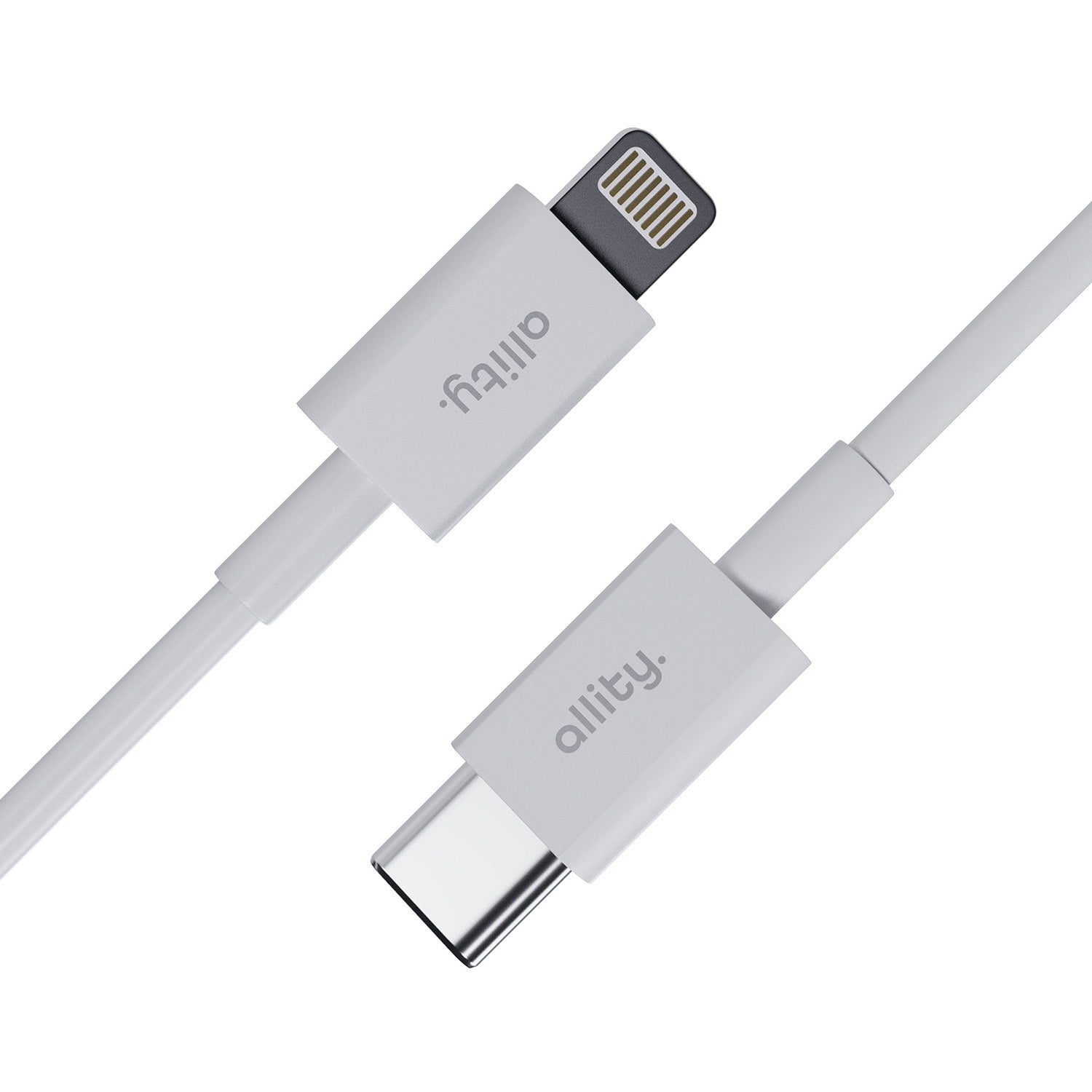 Καλώδιο Allity AUC-03 USB-C - lightning 2,0 m 27W λευκό