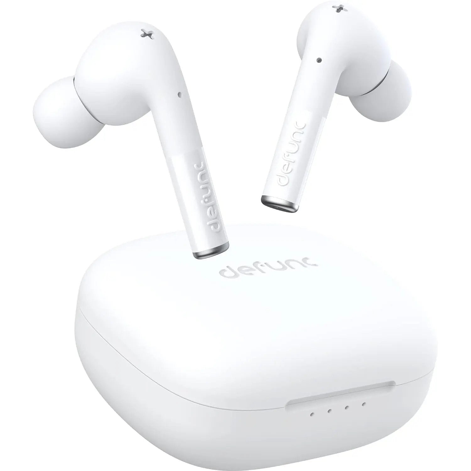 Defunc TRUE ENTERTAINMENT Bluetooth 5.2 Ασύρματα True Wireless Ακουστικά με θήκη (λευκό) – PhoneBazaar
