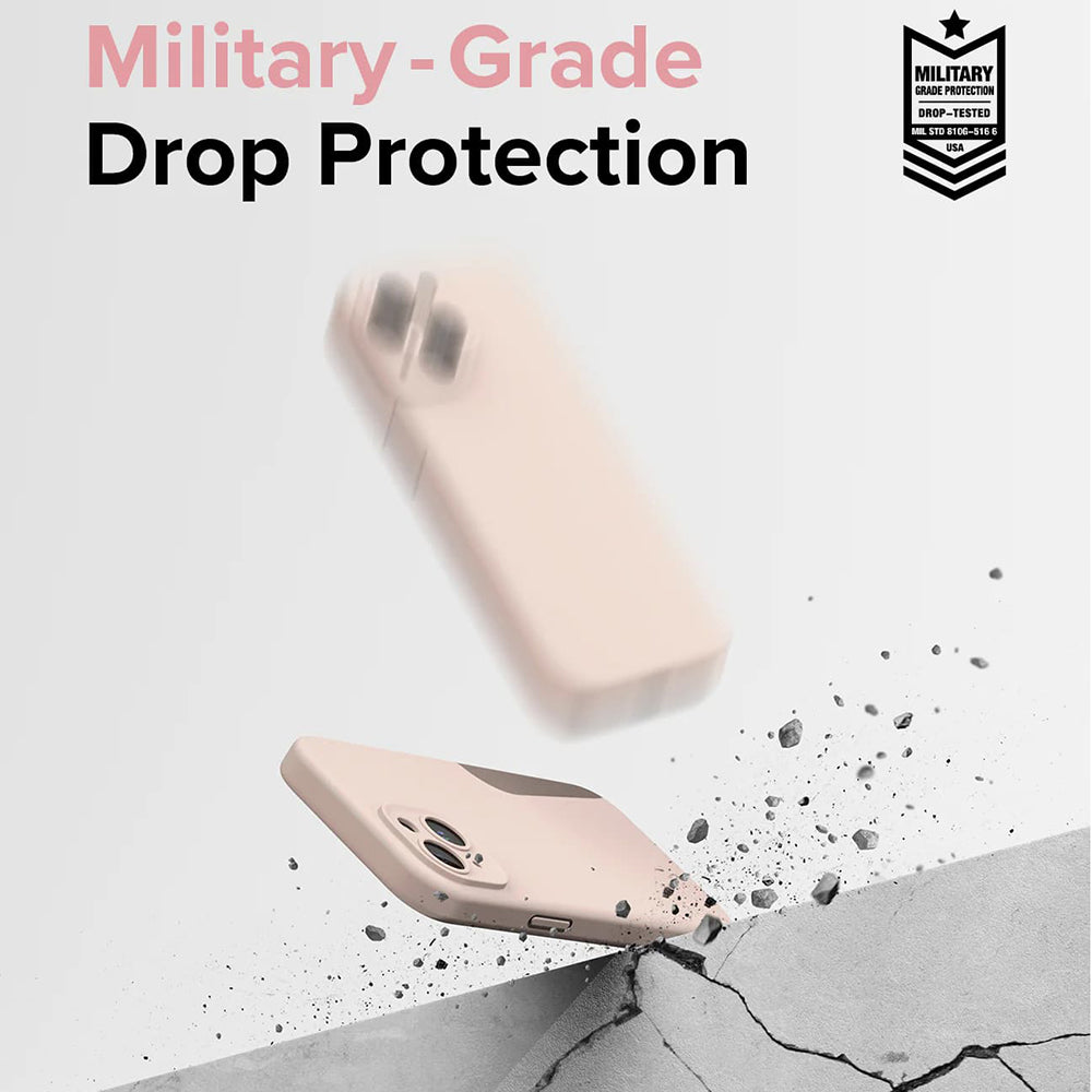 Ringke - Silicone Magnetic MagSafe - iPhone 15 Plus - Stone