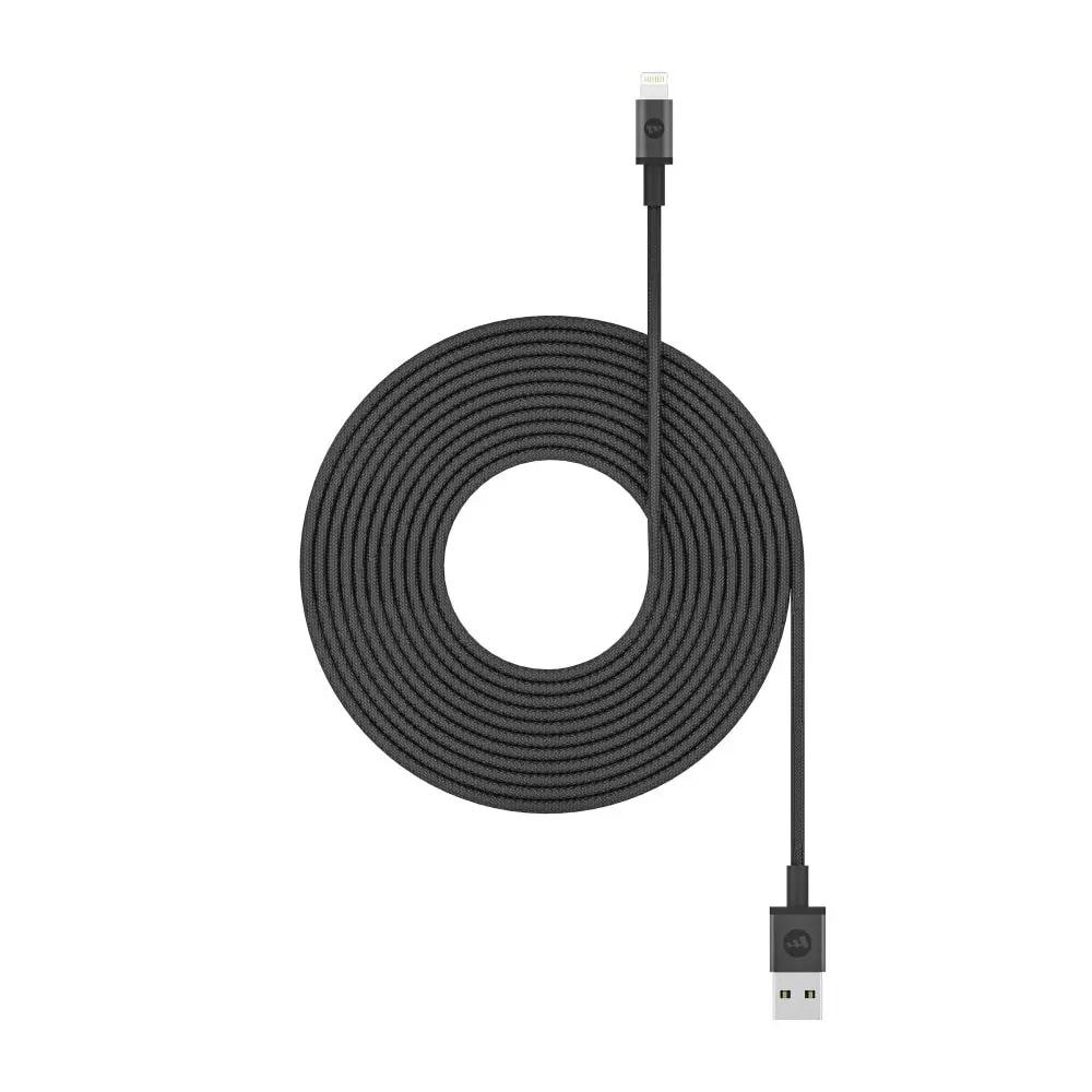 Mophie Charging Cable Καλώδιο φόρτισης Lightning (3 μέτρα – μαύρο) – PhoneBazaar