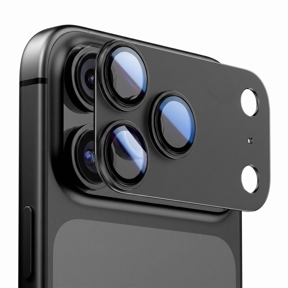 Tech-Protect Camfull Fit+ Προστατευτικό Κάμερας για iPhone 17 Pro Max - iPhone 18 Pro Max - Μαύρο