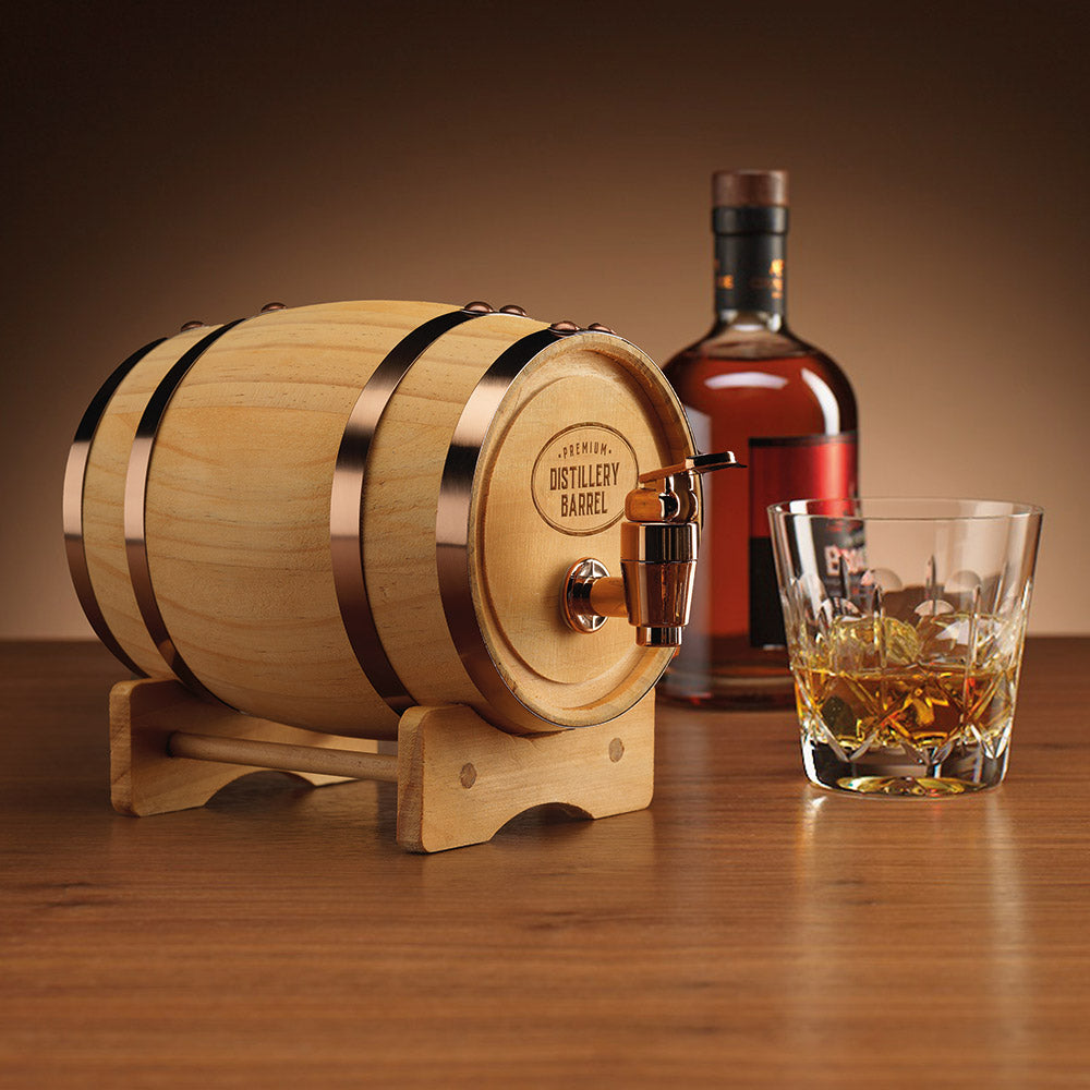 The Source – Wooden Keg Whiskey Barrel – Μίνι βαρέλι ουίσκι με βρυσάκι για αυθεντική εμπειρία
