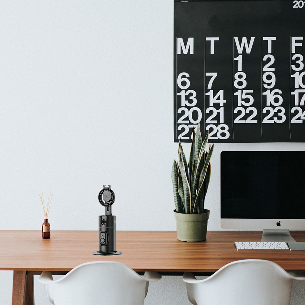 Yesido - Gimbal (SF20) - Stable, Magnetic Auto Face Tracking 360°, 1200mAh, AI Chip, Camera - Black