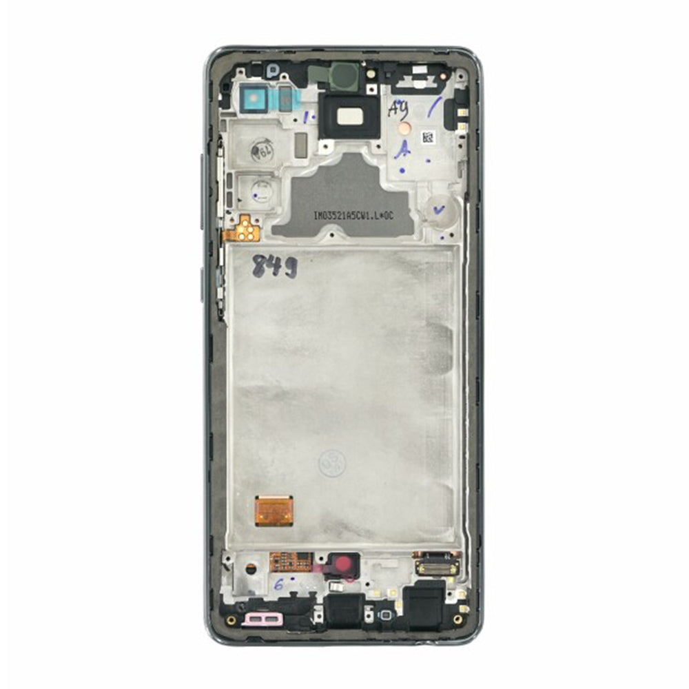 - Original Display Touchscreen + Frame (16696) - Galaxy A72 4G (SM-A725), GH82-25460A - Black