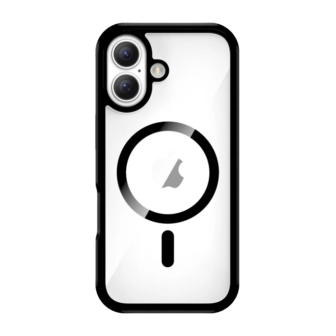 Spigen Ultra Hybrid Mag iPhone 17 Clear/Black – PhoneBazaar