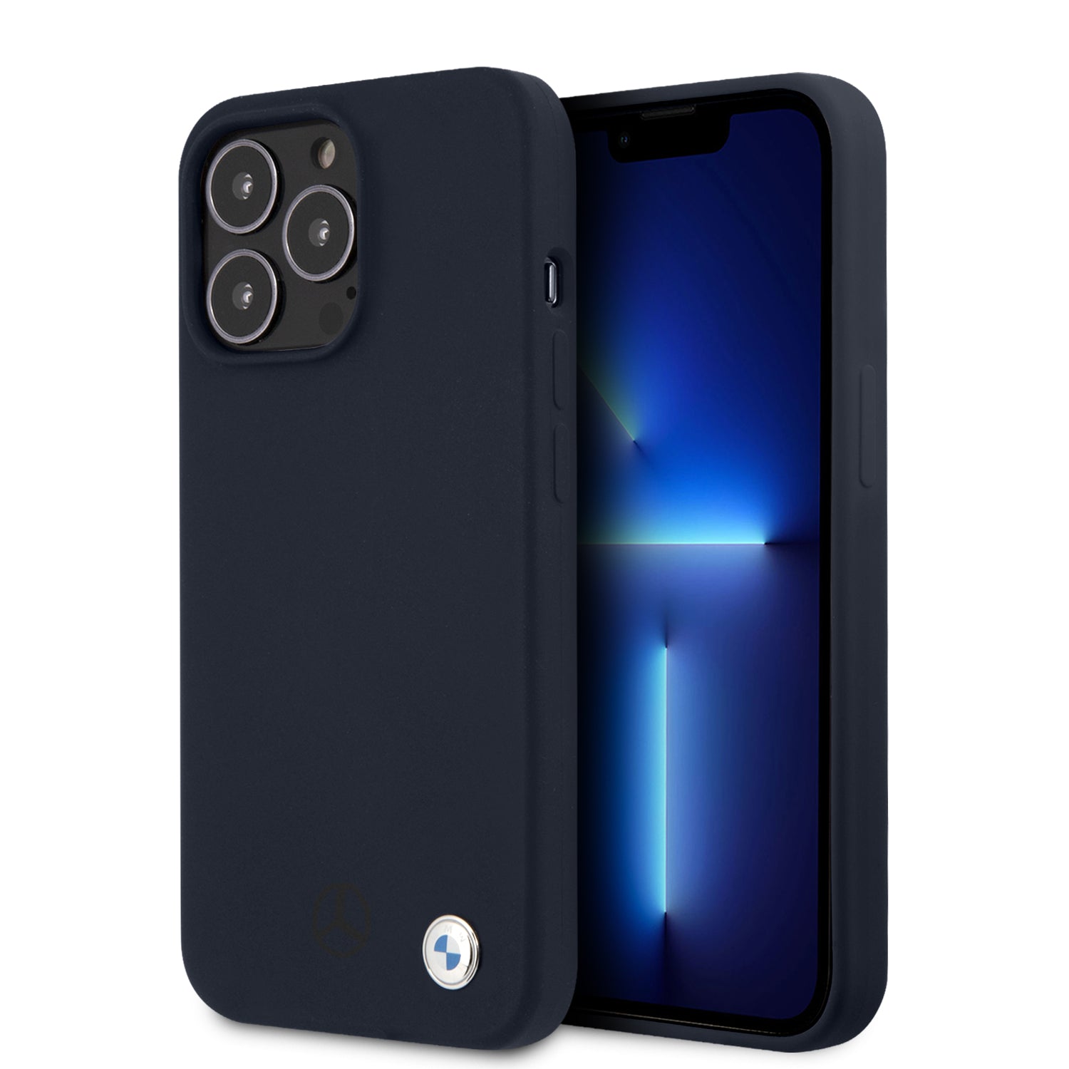 BMW Signature Collection Back Cover Θήκη προστασίας από σιλικόνη – iPhone 13 Pro Max (Navy Blue) – PhoneBazaar