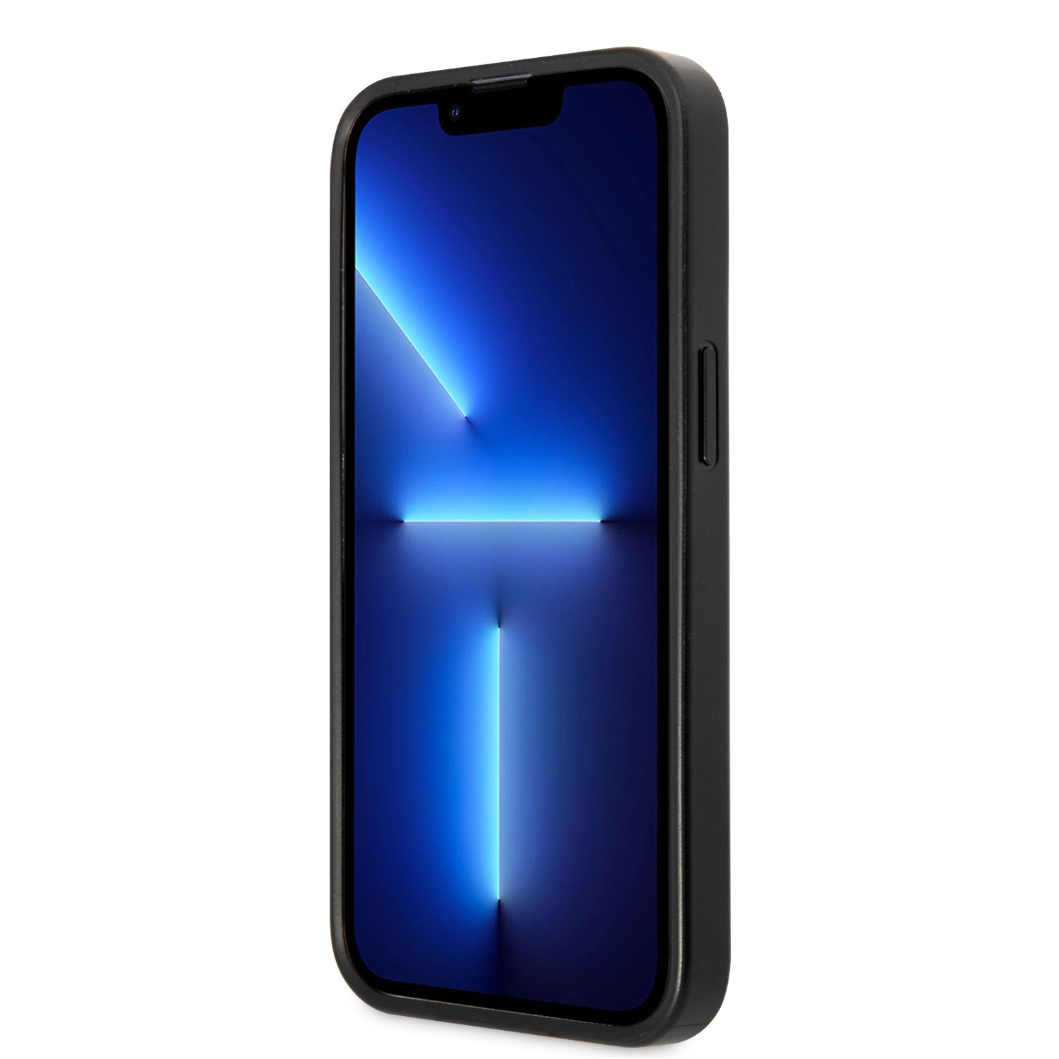 Guess "4G Logo Collection" Printed Stripe Θήκη προστασίας από δερματίνη – iPhone 13 Pro (Γκρι/Μαύρη)