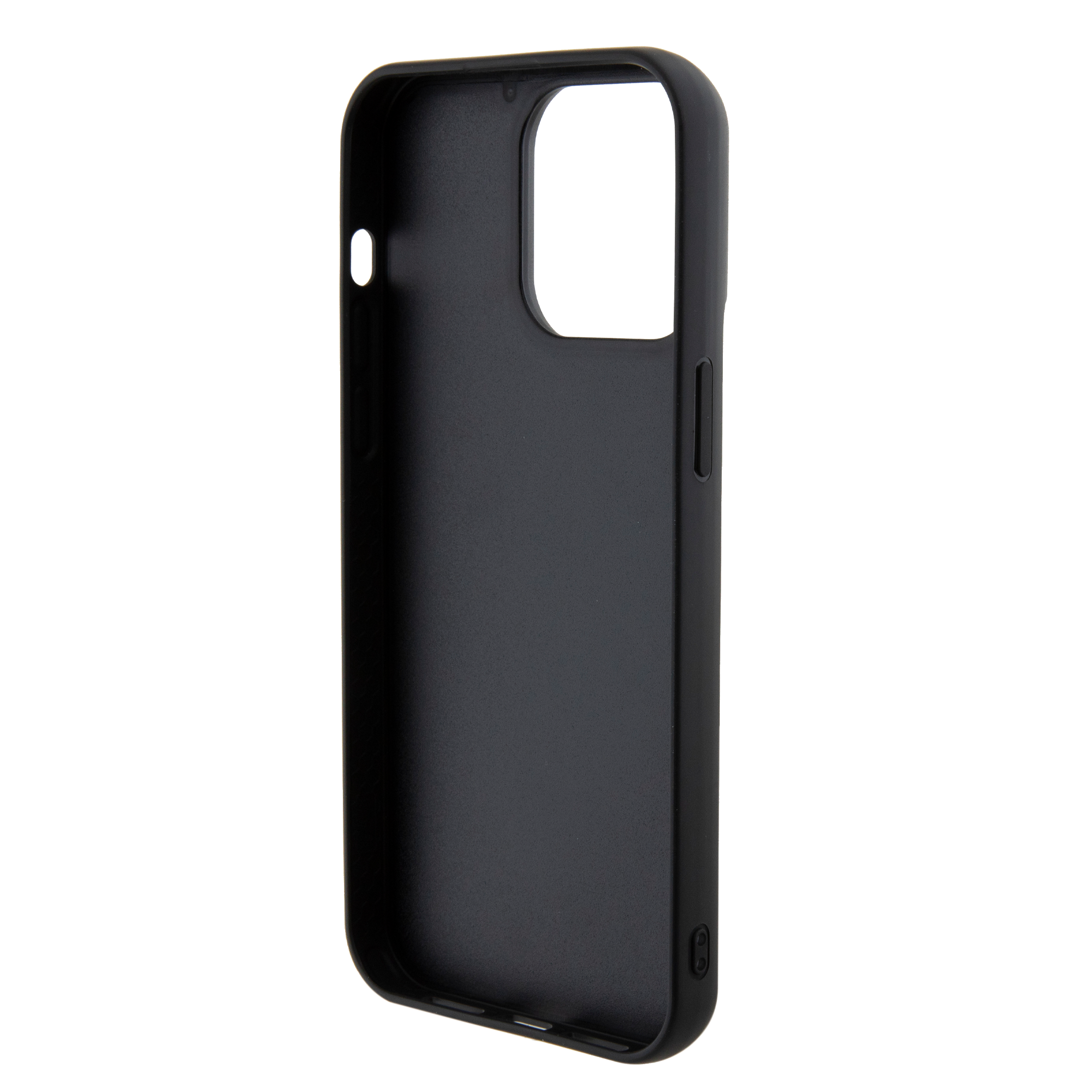 Guess "Sequin Script Metal" Hard Case iPhone 15 Pro (Black – GUHCP15LPSFDGSK)