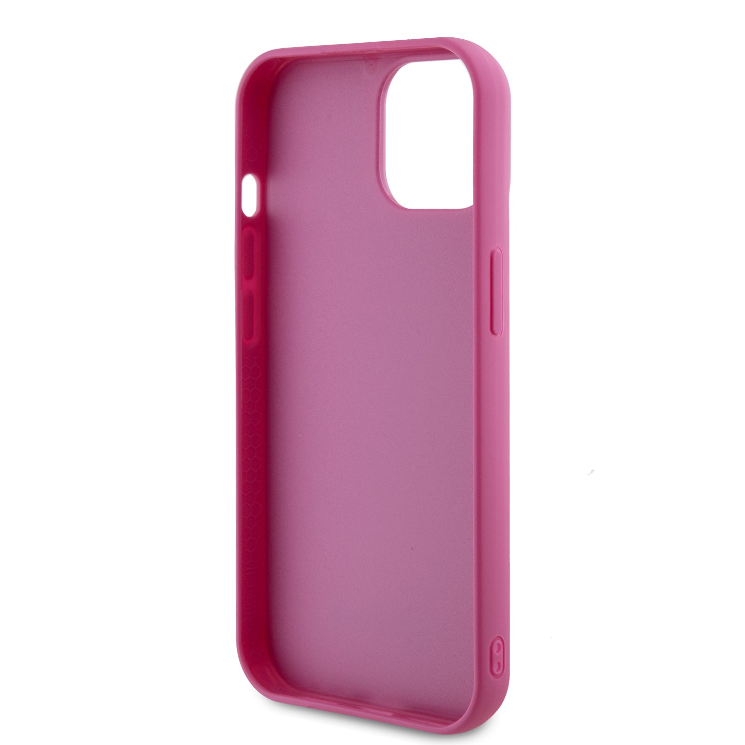 Guess "Sequin Script Metal" Hard Case iPhone 15 (Fuchsia – GUHCP15SPSFDGSF)