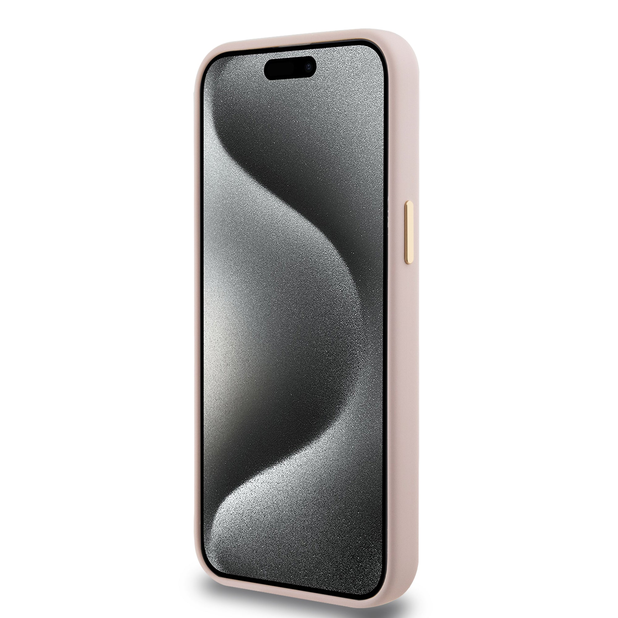 Guess “Vintage Script Gold Logo Collection” Σκληρή Θήκη προστασίας από σιλικόνη – Apple iPhone 15 Pro Max (Ροζ  – GUHCP15XSMBSLP)