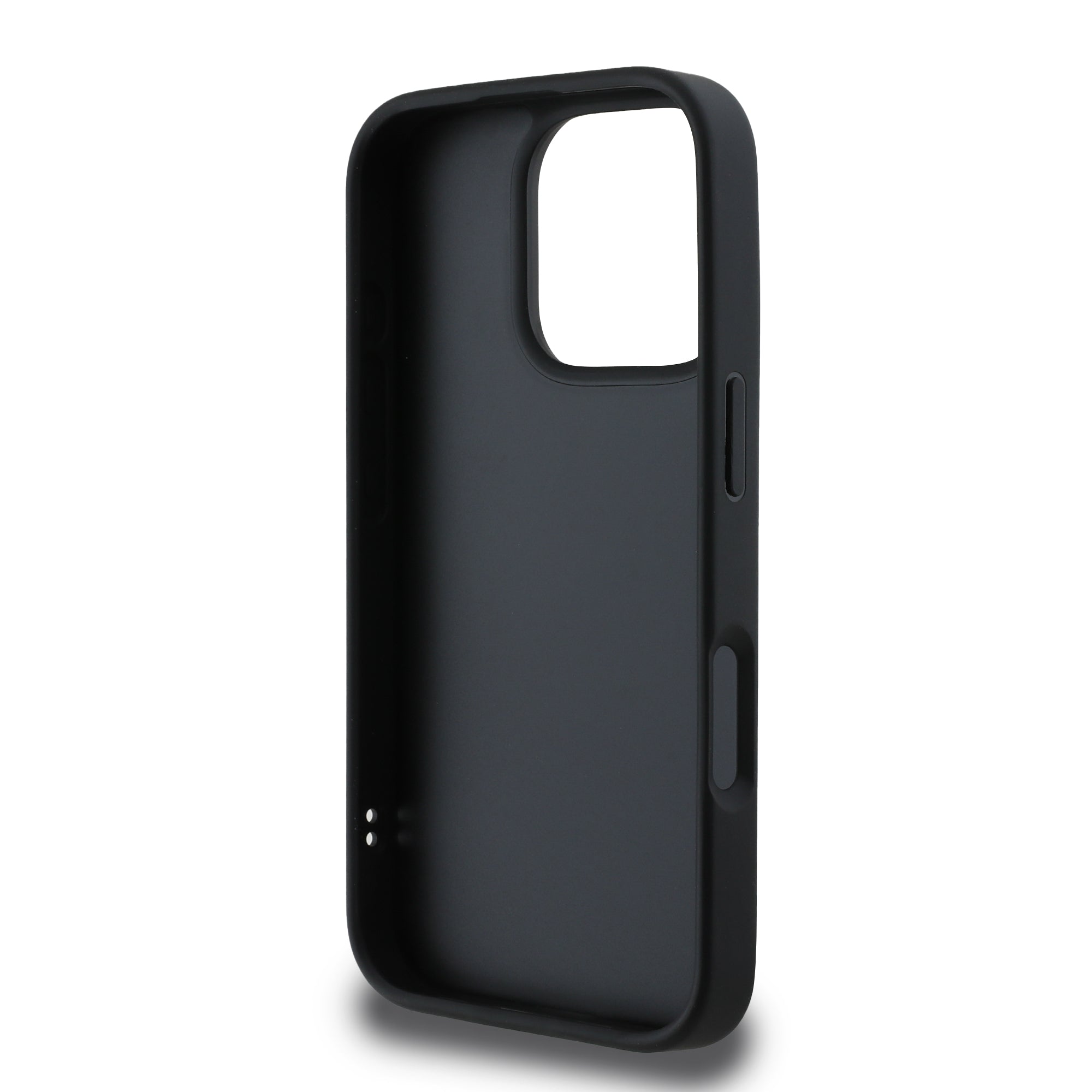 Guess “Quilted Metal Logo Collection” Case Θήκη προστασίας από δερματίνη – iPhone 16 Pro (Μαύρο – GUHCP16LPSQSQSK)
