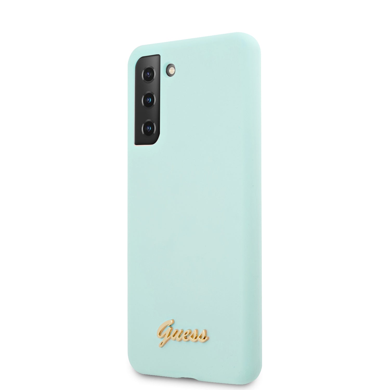 Guess "Vintage Script Logo Collection" Σκληρή Θήκη προστασίας από σιλικόνη – Samsung Galaxy S21 Plus (Μέντα)