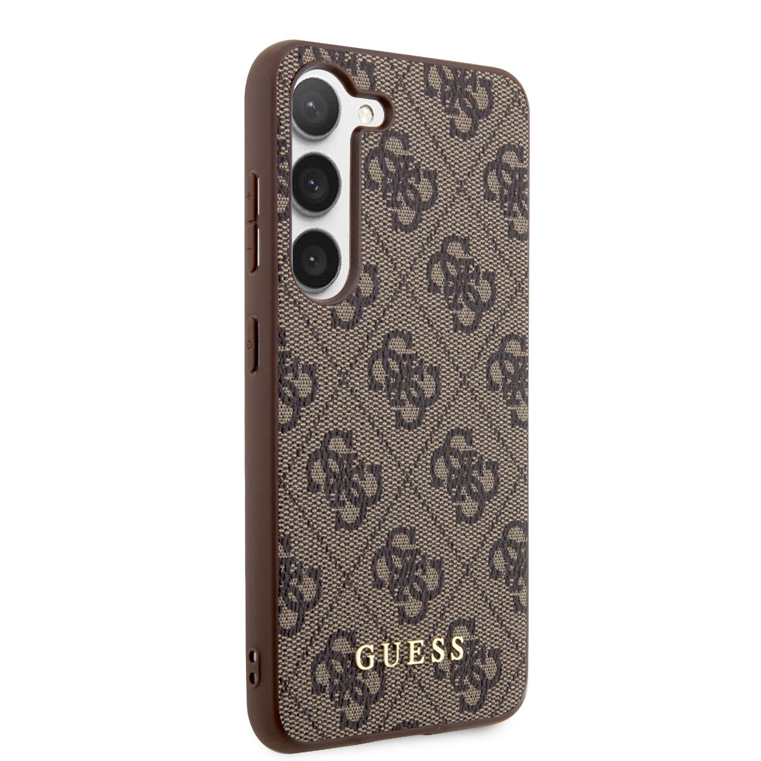 Guess “4G  Metal Gold Logo Collection” Θηκη Προστασιας "Saffiano" – Samsung Galaxy S23 S911 (Καφέ)