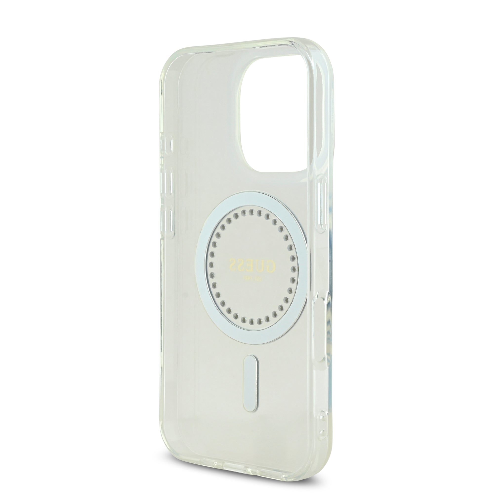 Guess Magsafe “Rhinestones” Hard Case Θήκη προστασίας από σκληρό πλαστικό – iPhone 16 Pro (Λευκό – GUHMP16LPFTDTEH)
