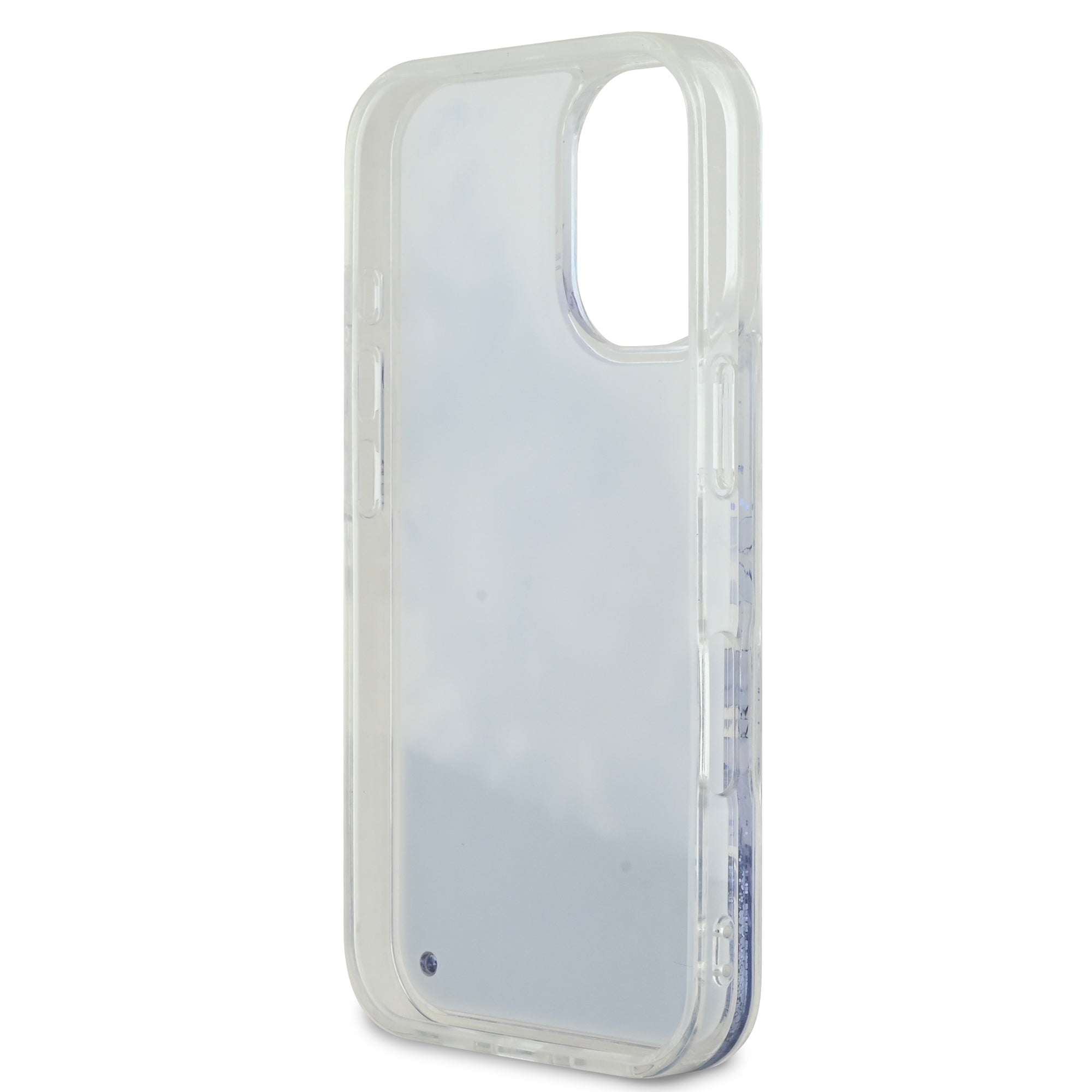 Guess Magsafe “Liquid Glitter Flower" Hard Case Θήκη προστασίας από σκληρό πλαστικό – iPhone 16 (Μωβ – GUHMP16SLFMWTU)