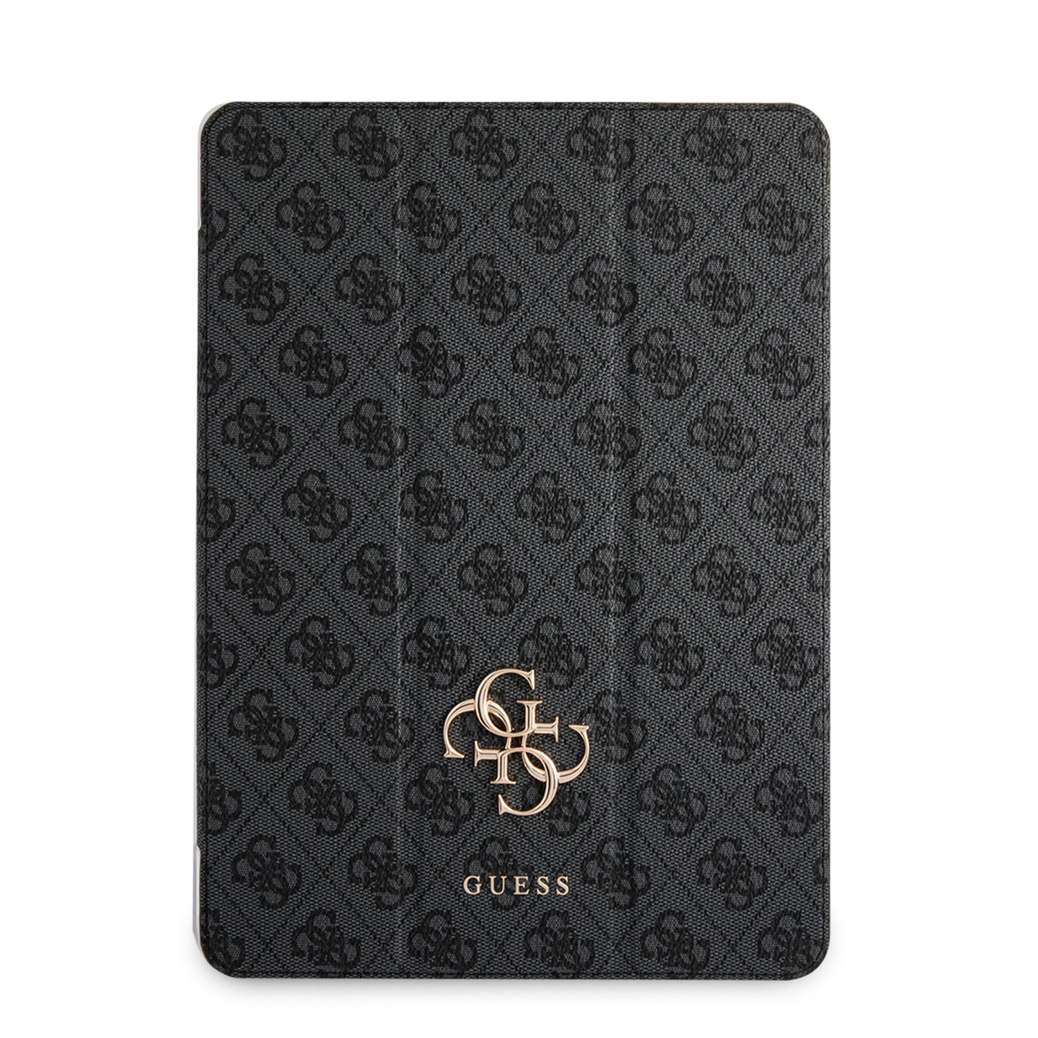 Guess 4G Logo Saffiano Collection Book Cover Θήκη κατάλληλη για Apple iPad Pro 2021 12,9" (Space Grey - GUIC12G4GFGR)