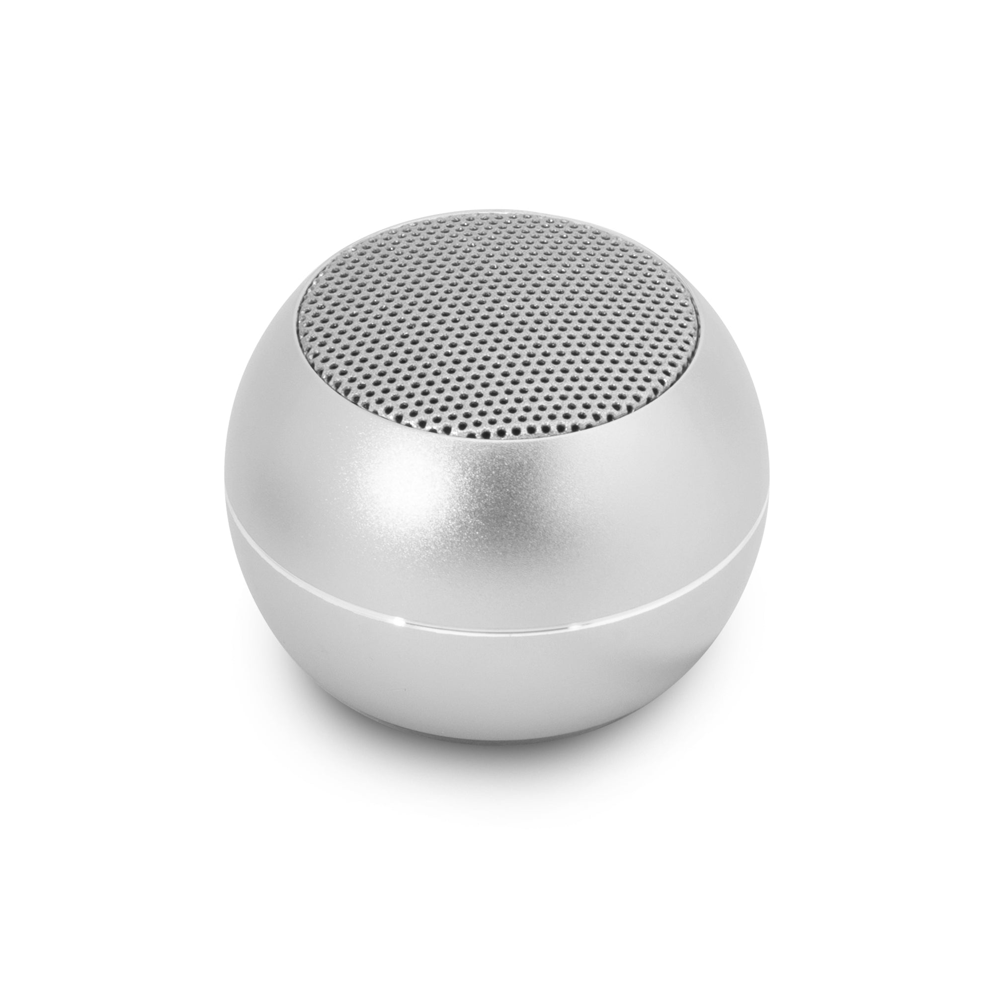Guess Mini Φορητό Αλουμινένιο Ηχείο Bluetooth 3W με 4 ώρες αυτονομία (ασημί)