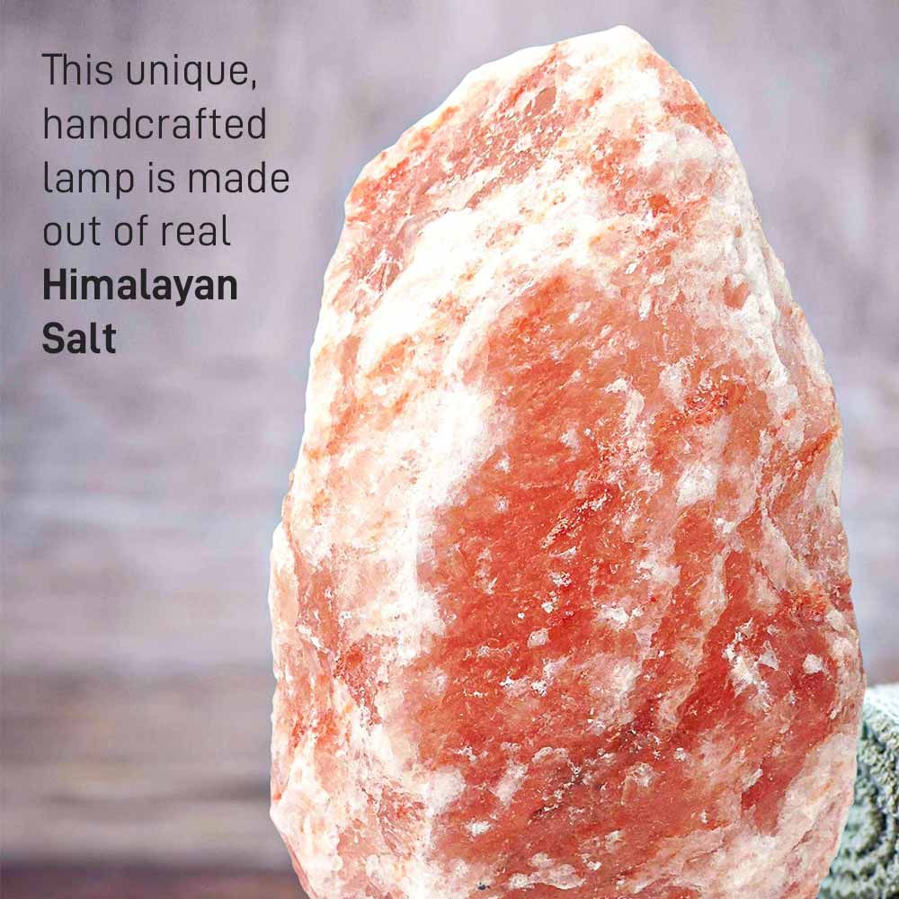 Himalayan Salt Lamp – Φυσικό Φωτιστικό από Αλάτι Ιμαλαΐων με Ρυθμιζόμενο Φως