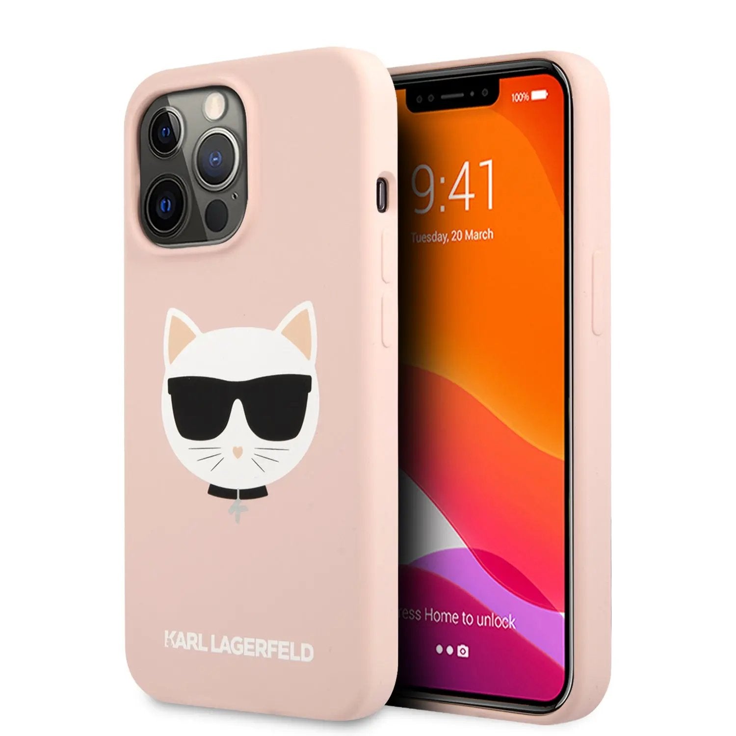 Karl Lagerfeld 3D Rubber Case Choupette's Head Θήκη προστασίας από σιλικόνη – iPhone 13 Pro (Ροζ για KLHCP13LSLCHLP) – PhoneBazaar
